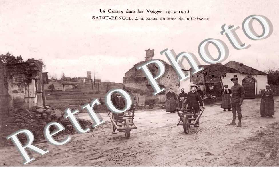 à la sortie du Bois de la Chipotte