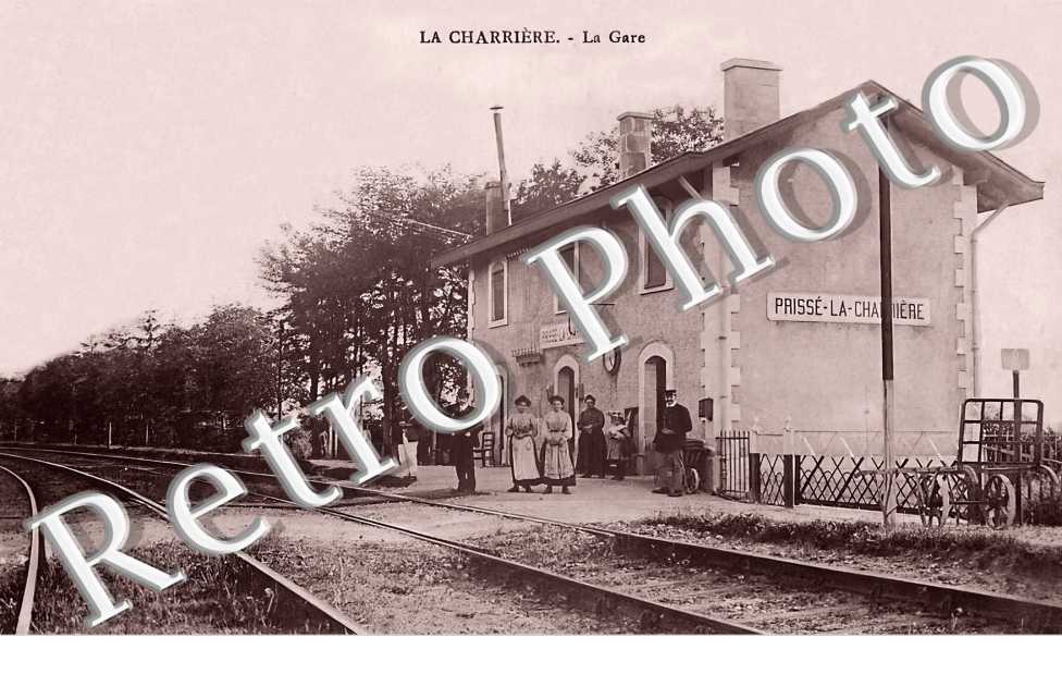 La Charrière. La gare