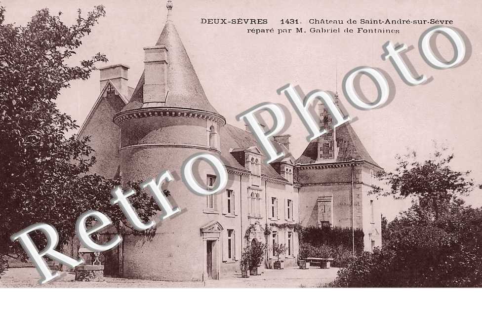 Château réparé par M. Gabriel de Fontaines