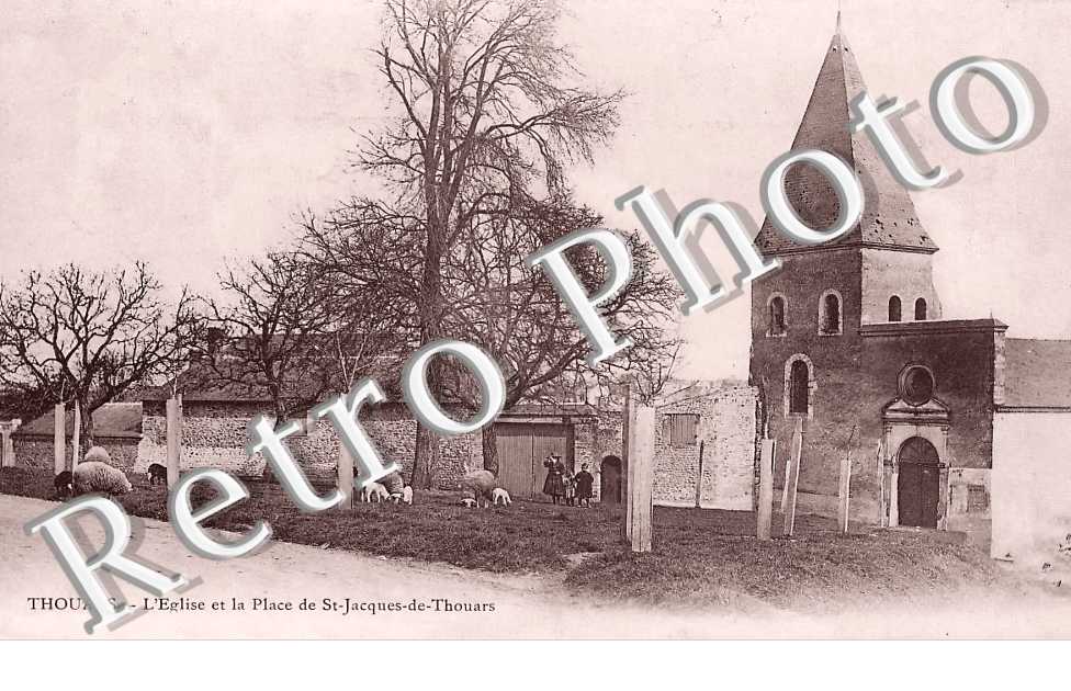 l'église et la place