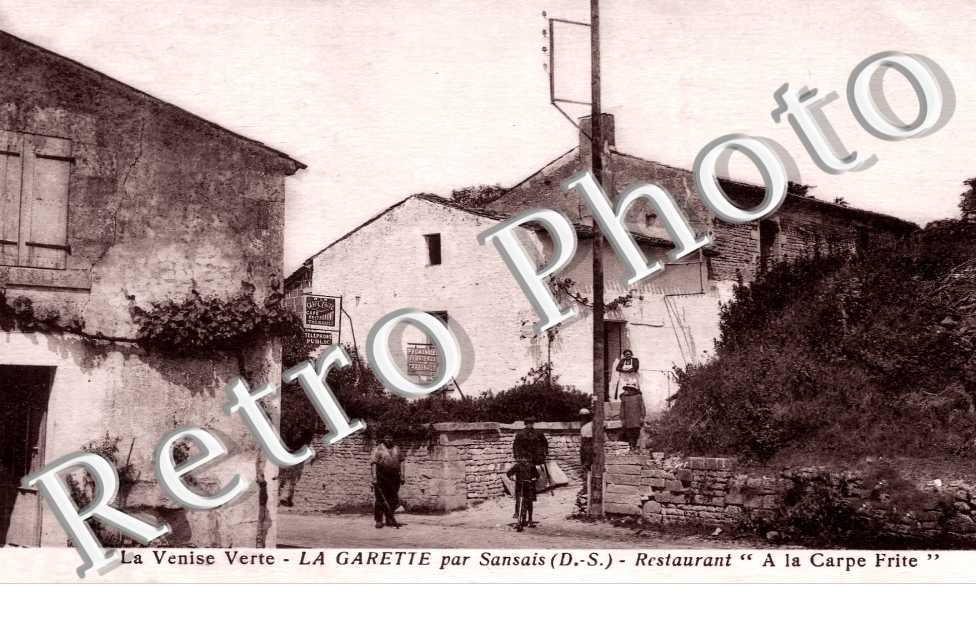 la Venise Verte. La Garette. Restaurant " A la Carpe Frite "
