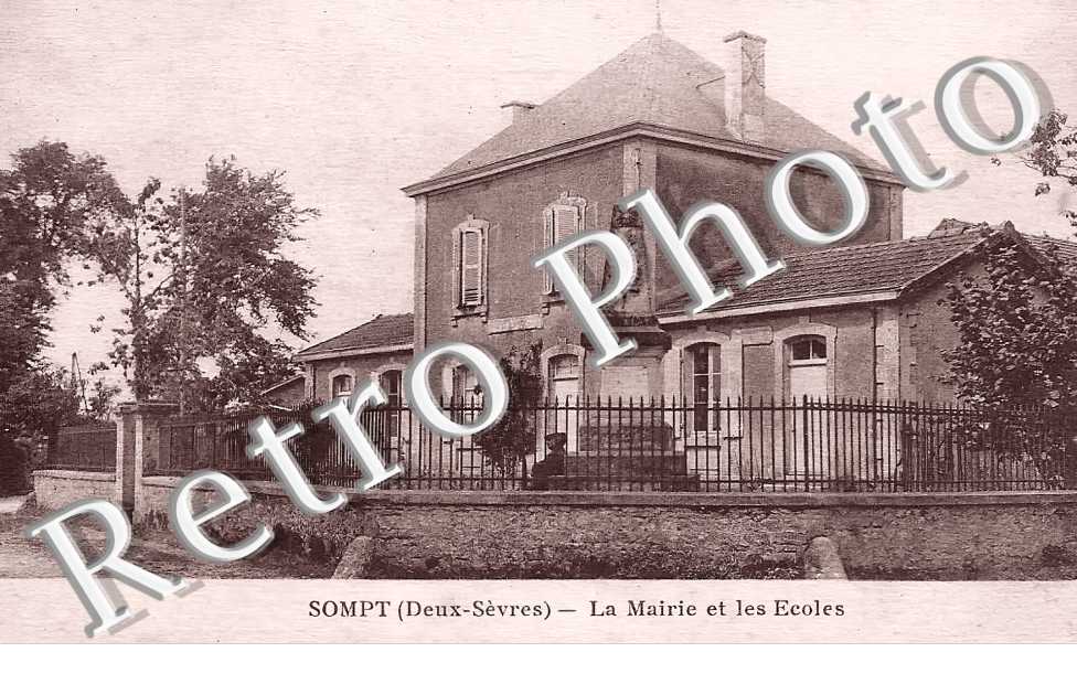 la mairie et les écoles