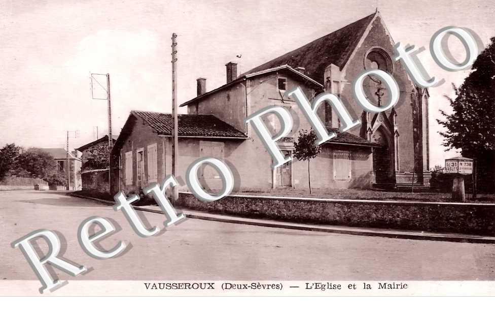 l'église et la mairie