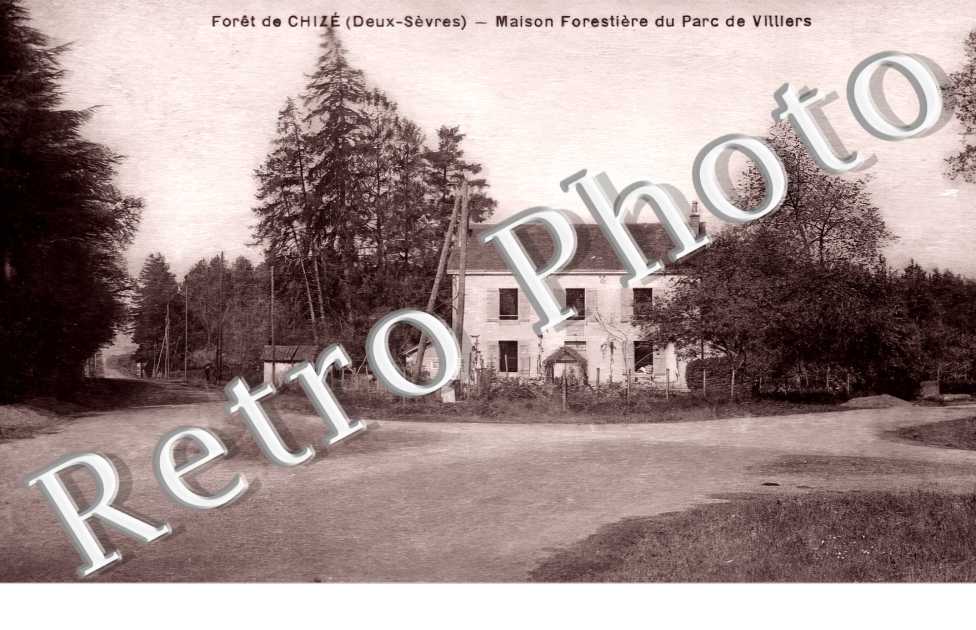 Forêt de Chizé. Maison Forestière du Parc de Villiers.