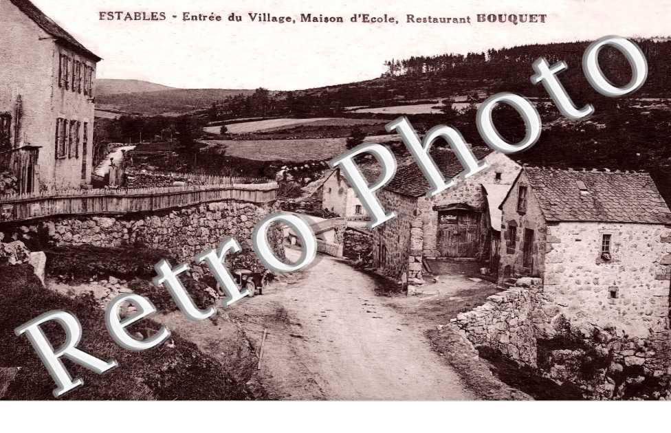 entrée du village. Restaurant Bouquet