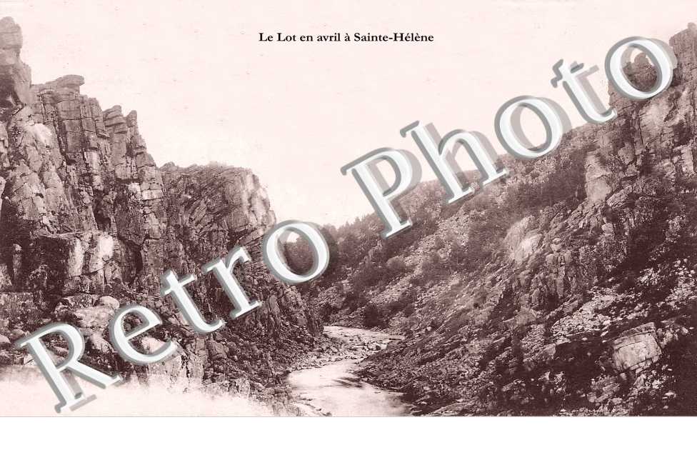 le Lot en avril à Sainte-Hélène