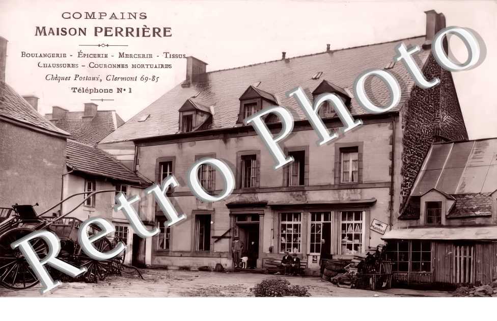 Maison Perrière. Boulangerie. Epicerie. Mercerie.