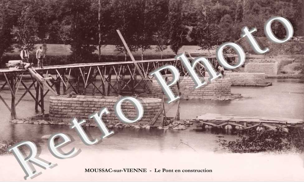 le pont en construction