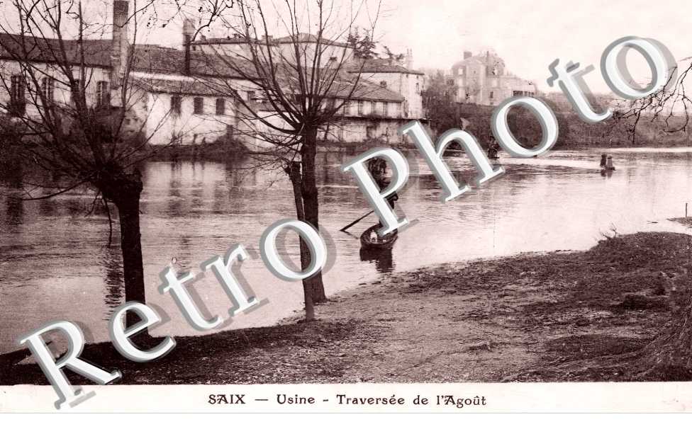 usine. Traversée de l'Agoût