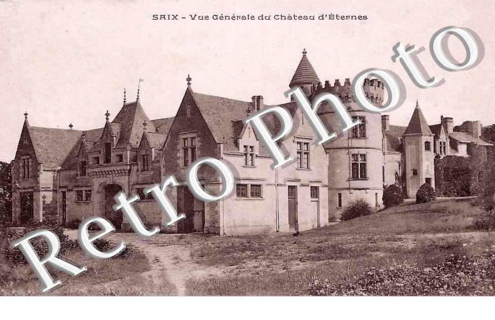 vue générale dy château d'Eternes