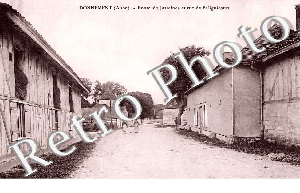route de Jasseines et rue de Balignicourt