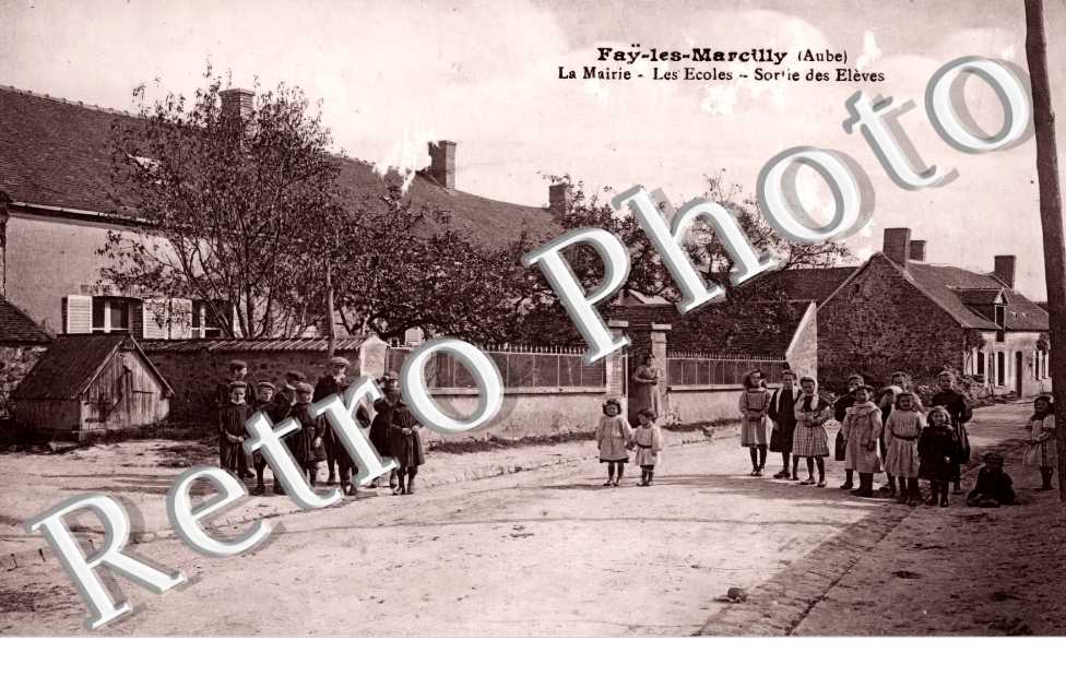 la mairie, les écoles