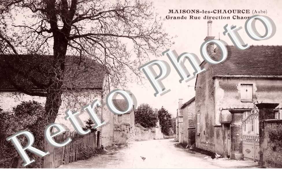 Grande rue direction Chaource