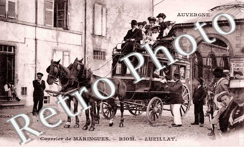 courrier de Maringues - Riom - Luzillat