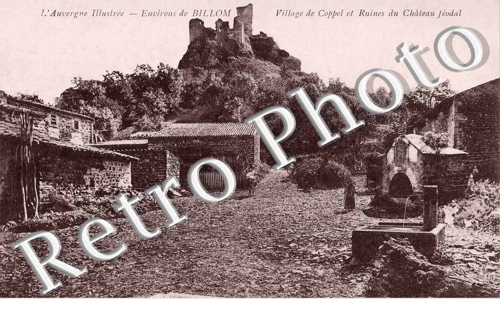 Village de Coppel et ruines du château féodal
