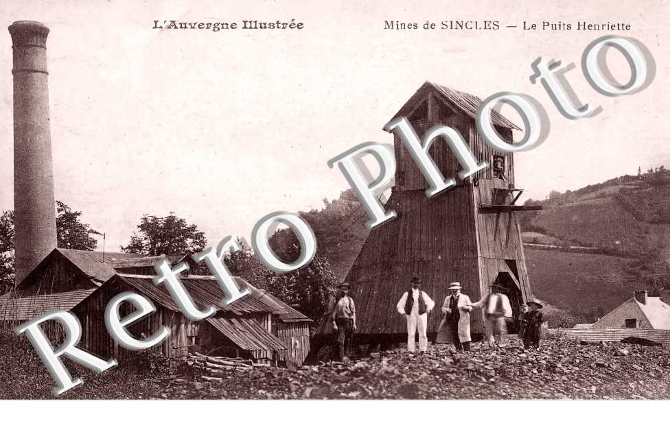 Mines de Sincles. Le Puits Henriette.