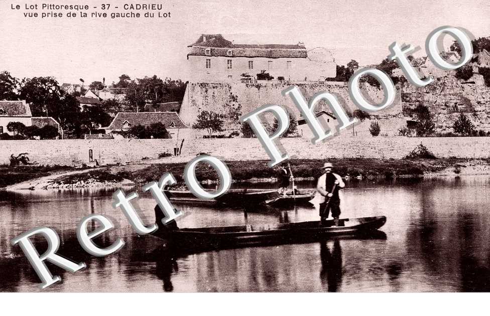 vue prise de la rive gauche du Lot