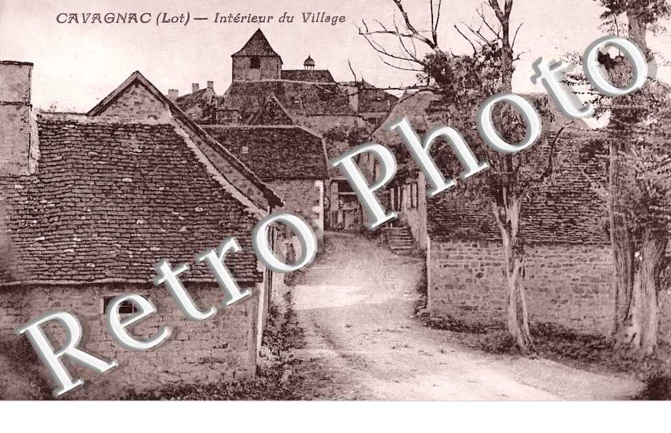 Intérieur du village