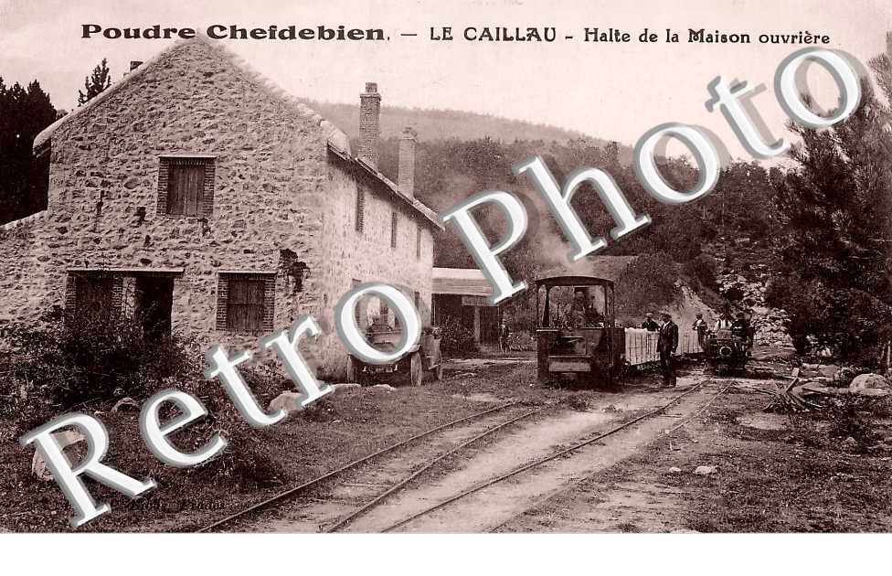 Poudre Chefdebien. Le Caillau. Halte de la Maison ouvrière