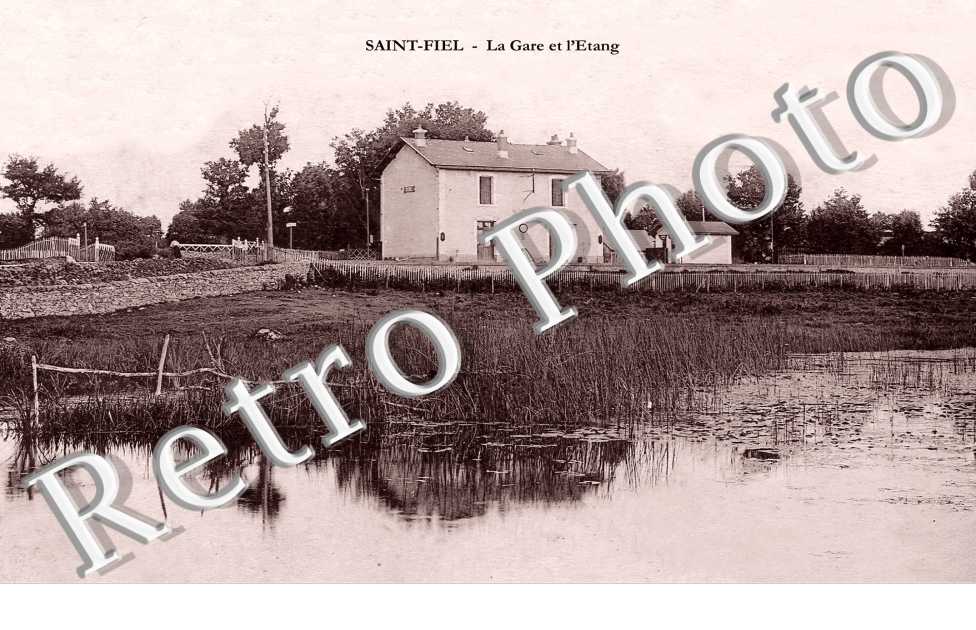 la gare et l'étang
