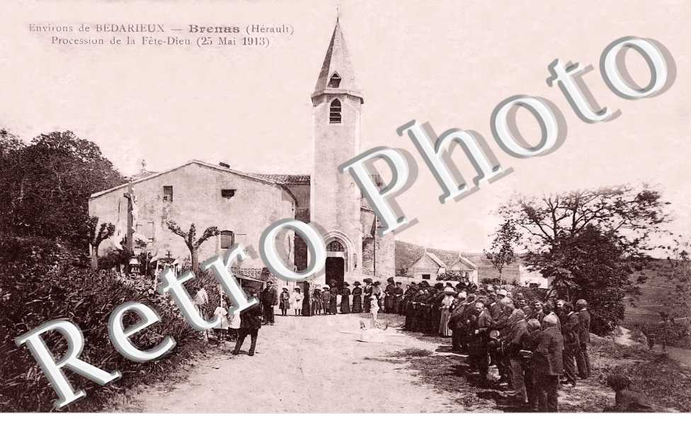 Procession de la Fête Dieu (25 mai 1913)