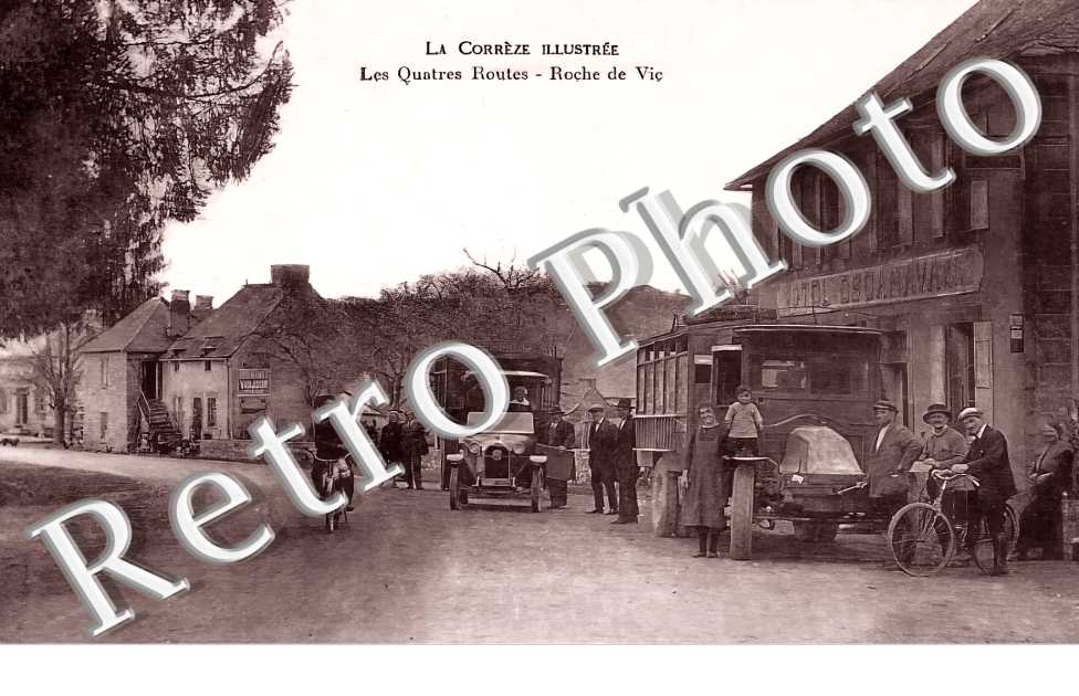 les Quatres Routes. Roche de Vic. Hôtel Restaurant.
