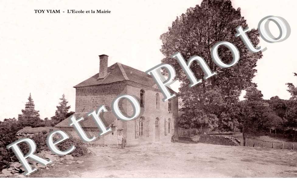l'école et la mairie