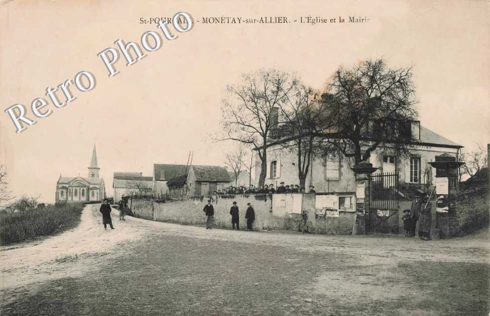 l'église et la mairie