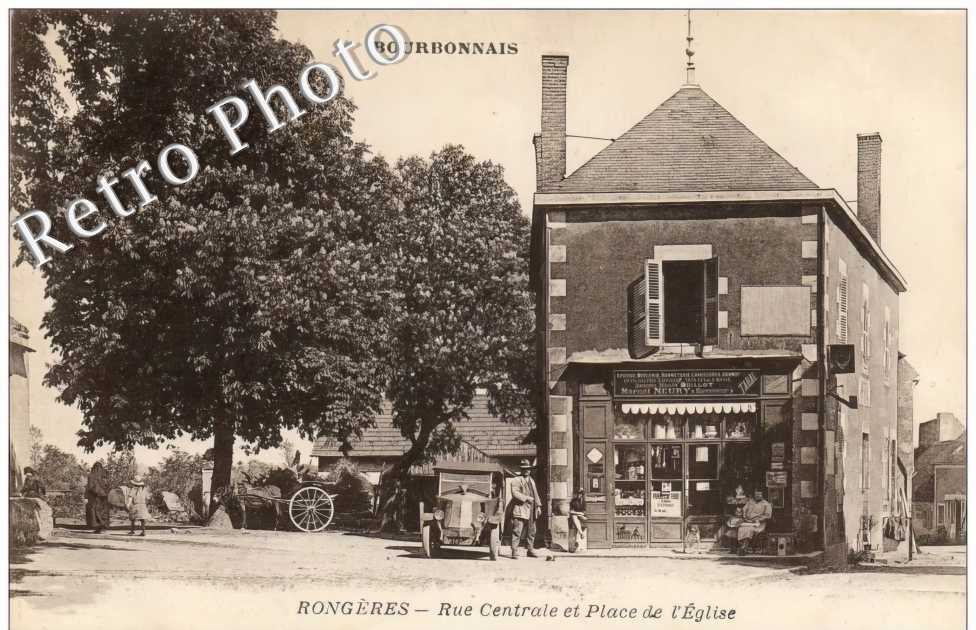 rue centrale et place de l'église