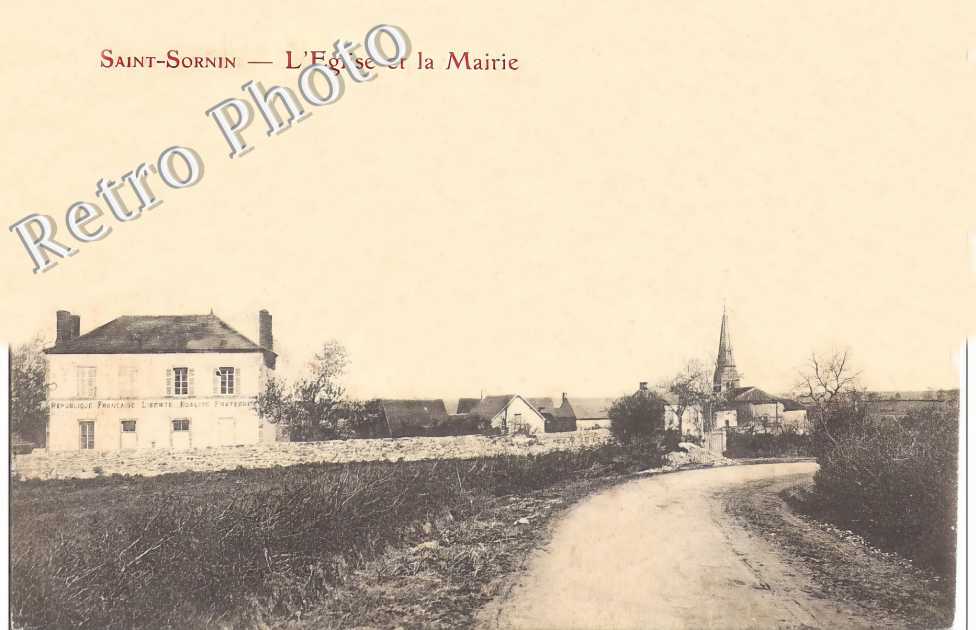 l'église et la mairie