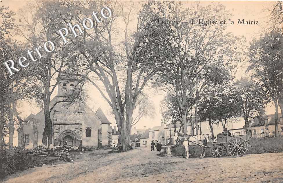 l'église et la mairie