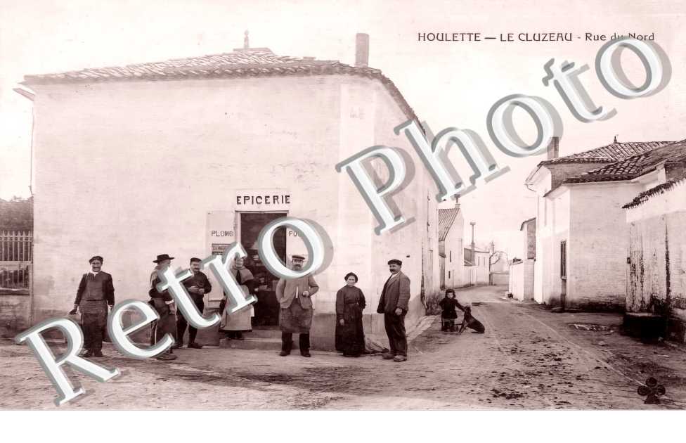 Le Cluzeau. Rue Nord.