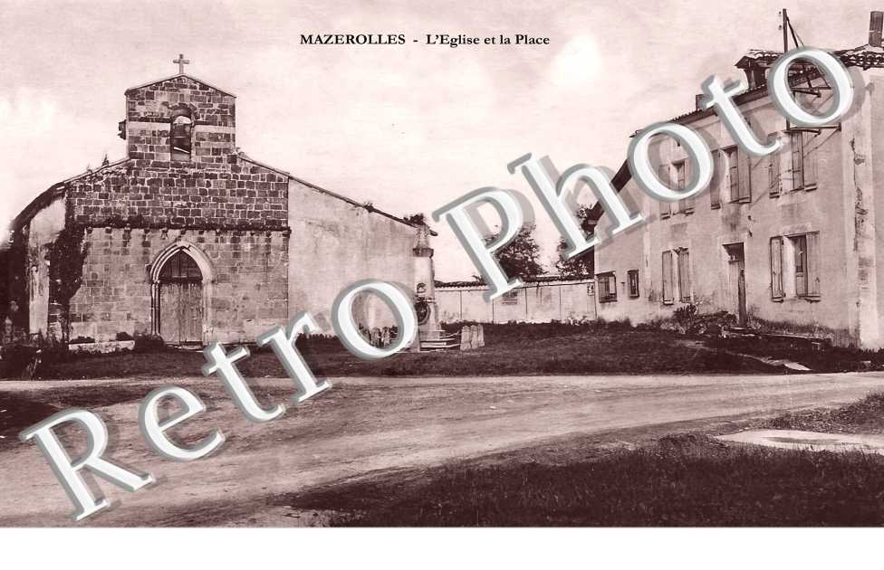 l'église et la place