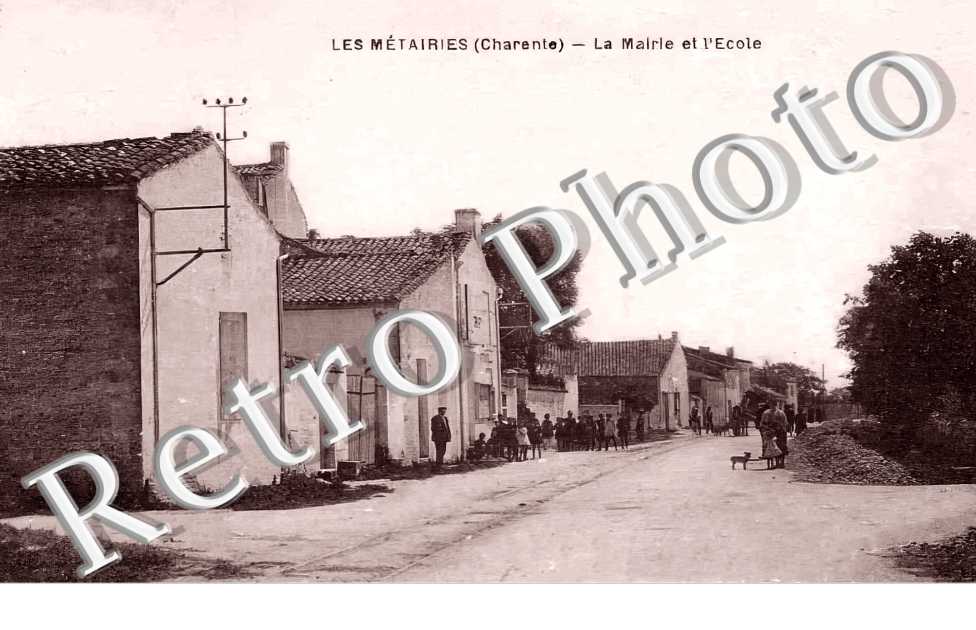 la mairie et l'école