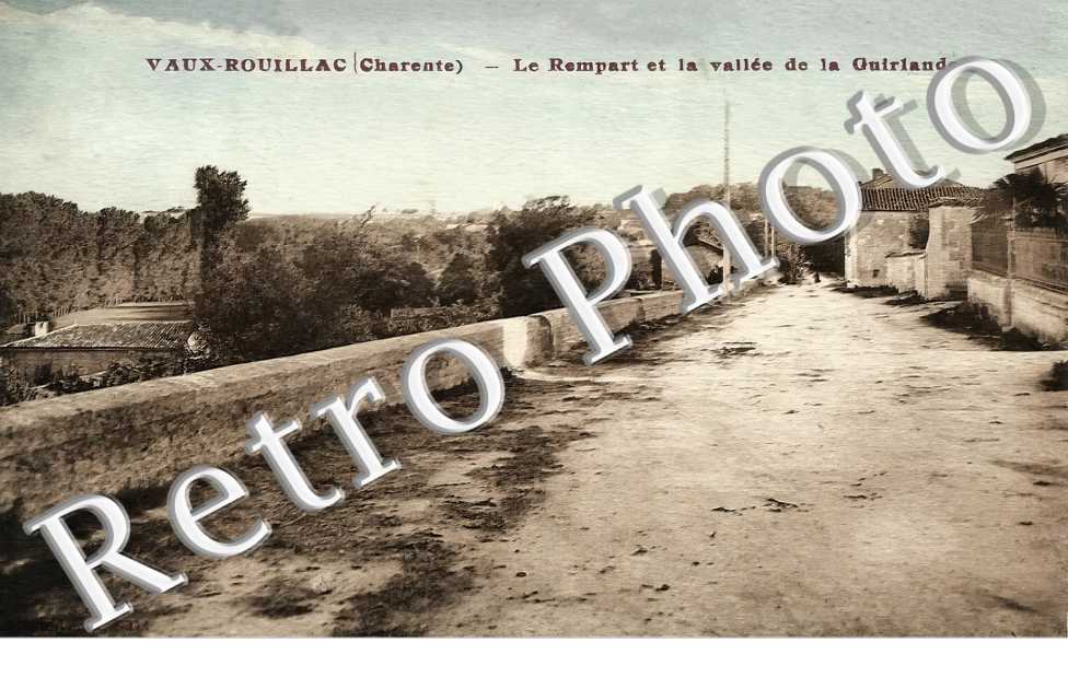 le rempart et la vallée de la Guirlande