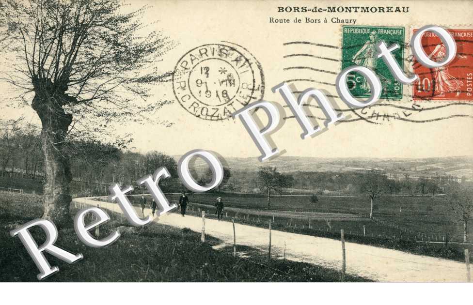 Route de Bors a Chaury