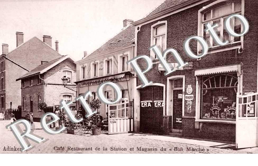 café-restaurant de la station et magasin du " Bon Marché "