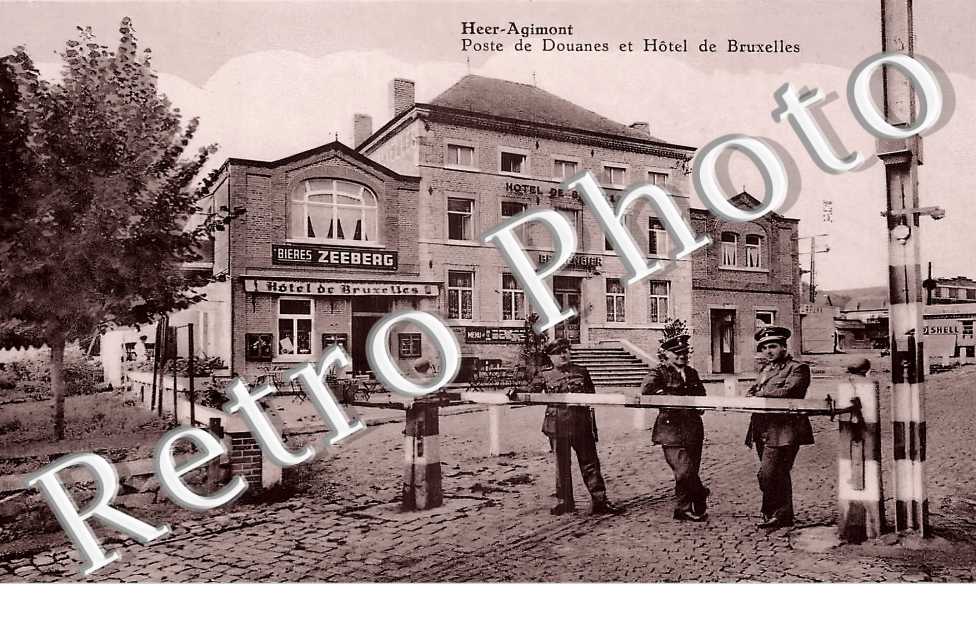 Heer-Agimont. Poste de Douanes et Hôtel de Bruxelles