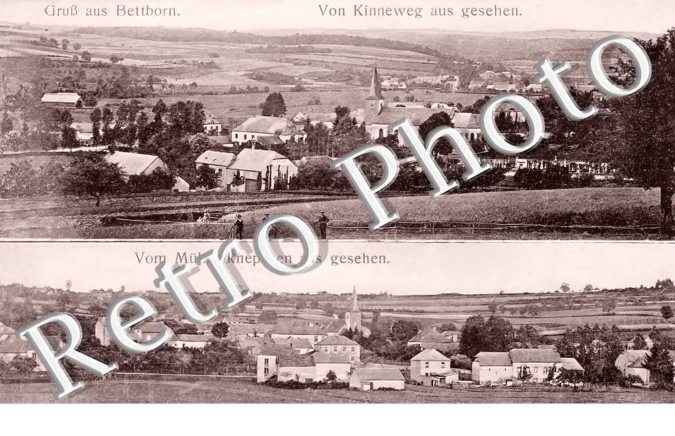 Von Kinneweg aus gesehen. Wom Muhlenknepchen aus gesehen.