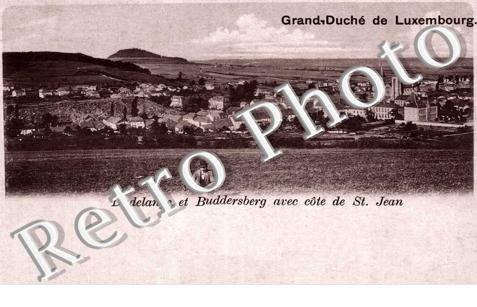 Dudelange et Buddersberg avec côte de Saint Jean