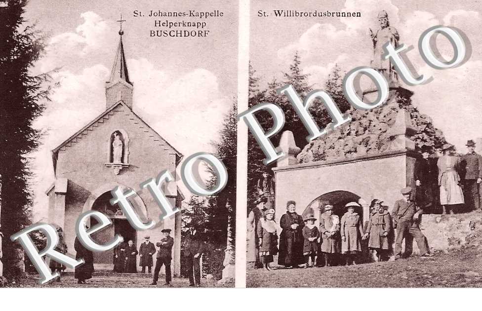 St Johannes Kapelle Helperknapp. St Willibrordusbrunnen