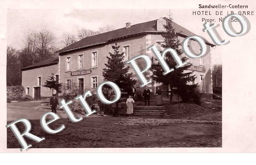 Hôtel de la Gare. Propr. Nic. Schuh