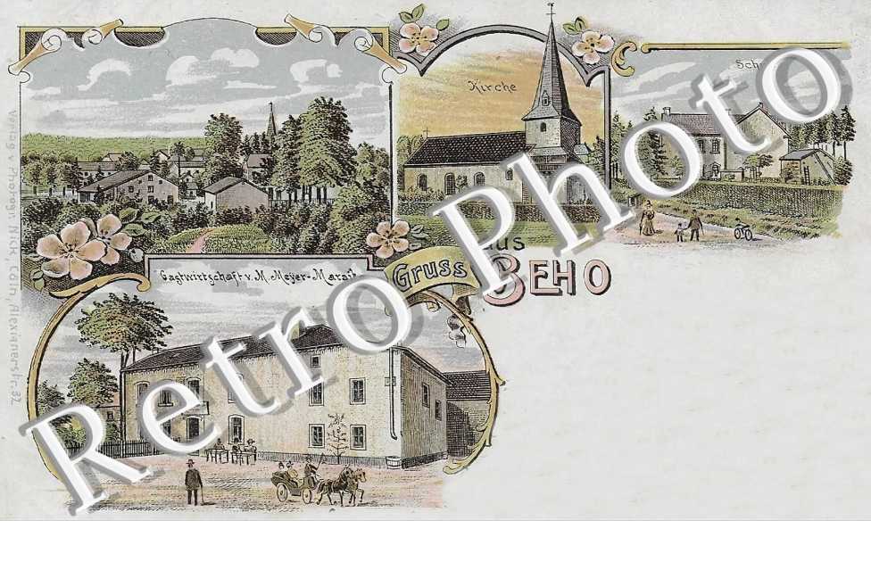 Gruss aus Beho. Gastwirtschaft  v. M. Meyer-Maraite