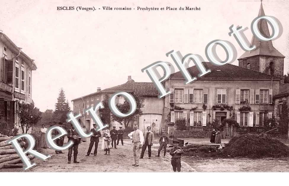 presbytère et place du Marché
