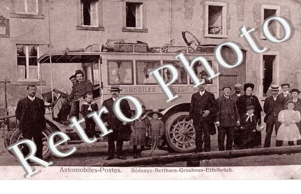 Automobiles-Postes. Rédange-Bettborn-Grosbous-Ettelbrück.