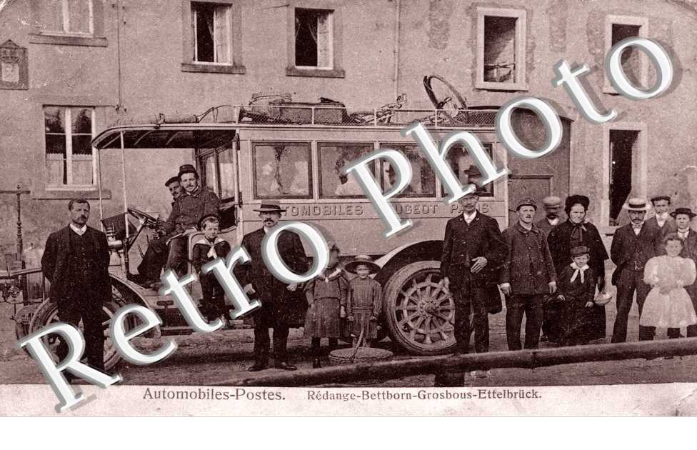 Automobiles-Postes. Rédange-Bettborn-Grosbous-Ettelbrück.