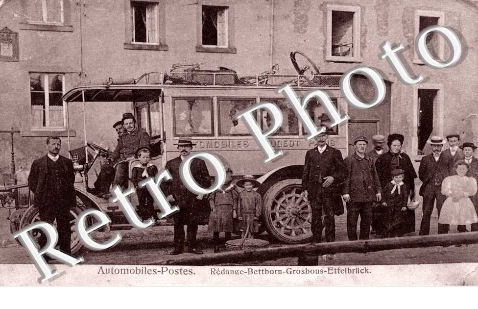 Automobiles-Postes. Rédange-Bettborn-Grosbous-Ettelbrück.