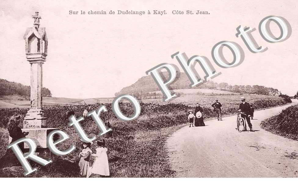 sur le chemin de Dudelange à Kayl. Côte Saint Jean