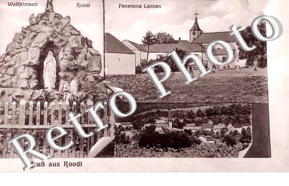 Wallfahrtsort. Roodt. Panorama Lannen.