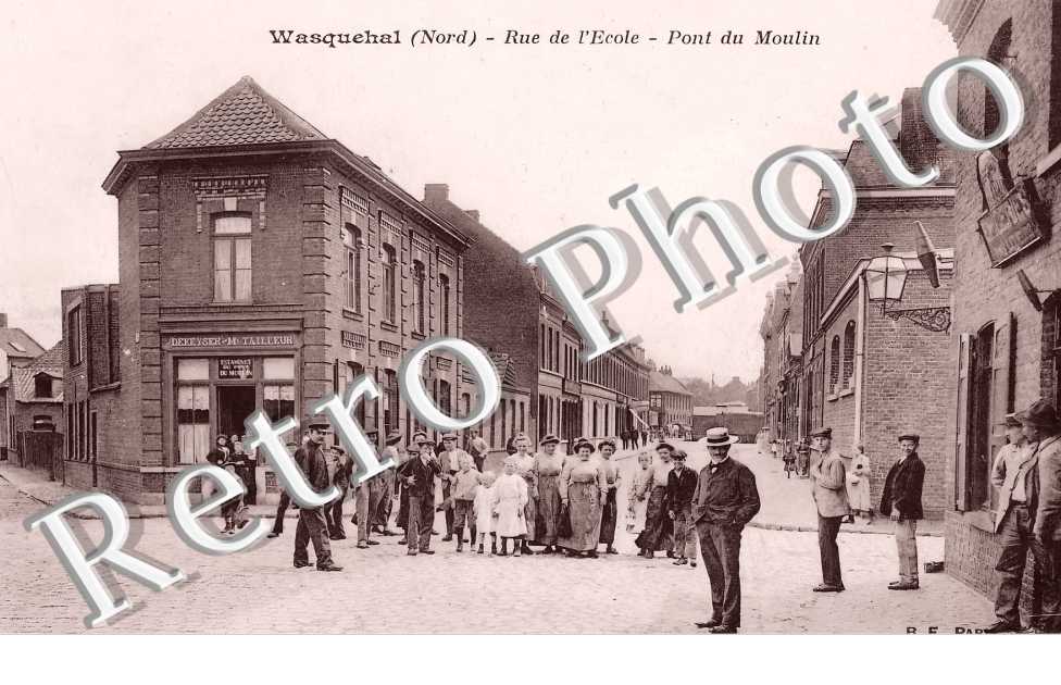rue de l'école. Pont du Moulin